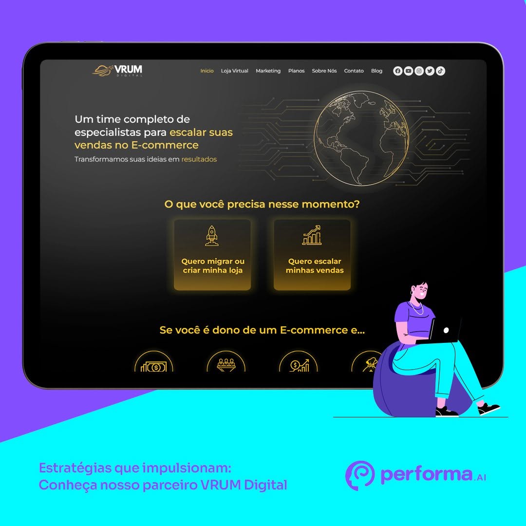 Photo by Performa.AI - Soluções para Ecommerce on December 19, 2023.