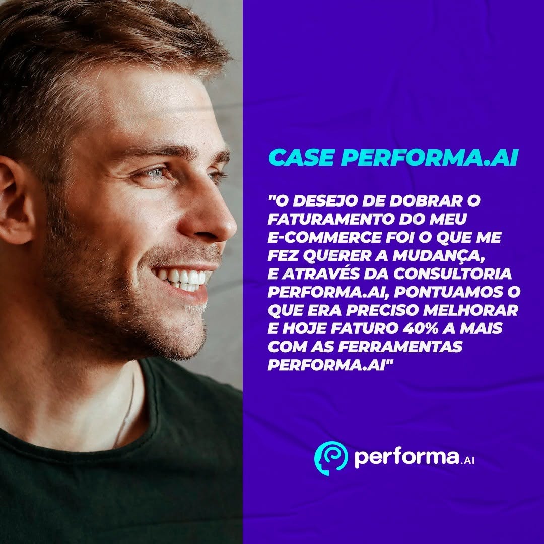 Photo by Performa.AI - Soluções para Ecommerce on August 19, 2022.