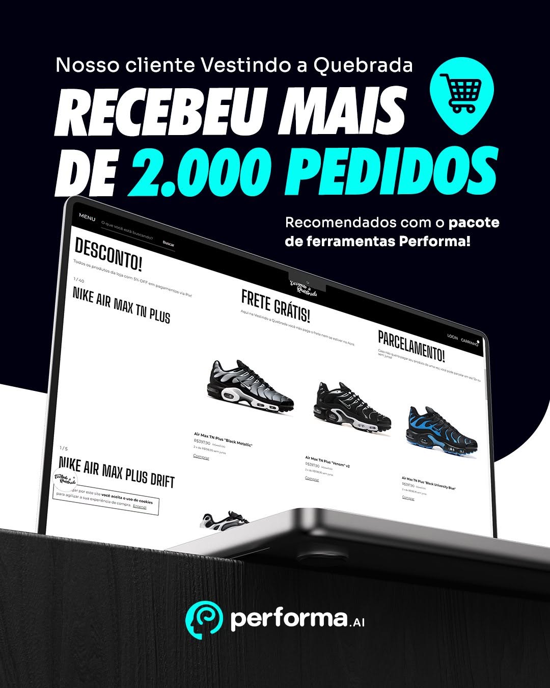 Photo by Performa.AI - Soluções para Ecommerce on February 20, 2025.