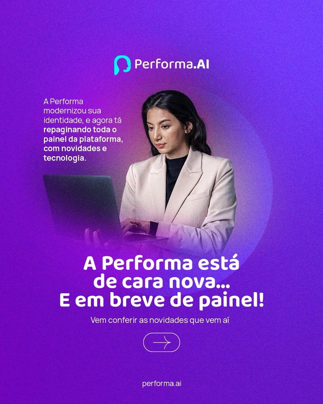 Photo by Performa.AI - Soluções para Ecommerce on January 23, 2026. May be a meme of poster and top.