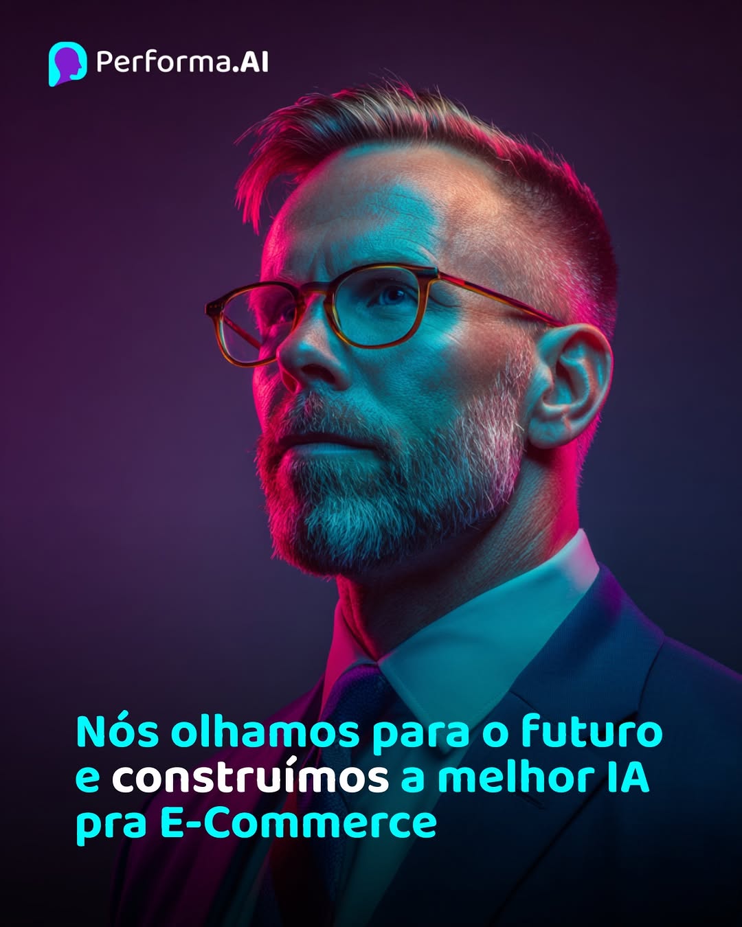Photo by Performa.AI - Soluções para Ecommerce on February 02, 2026. May be an image of tablet and text that says 'Performa.Al Nós olhamos ara o futuro e construímos a melhor IA pra E-Commerce'.