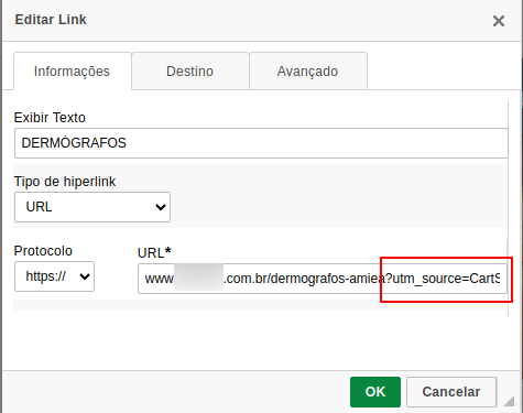 Tela da plataforma