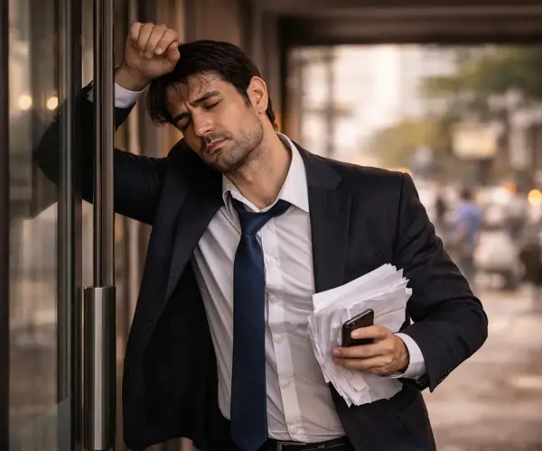 Representante em rota comercial