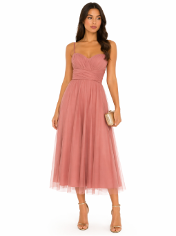 Vestido Midi Rose