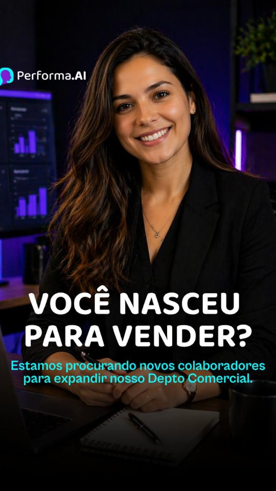 Imagem do post Que as meninas estão no paredão é meme, mas a Performa.AI está contratando, se você tem paixão por vendas envie seu currículo e faça parte do nosso time comercial. 🩵