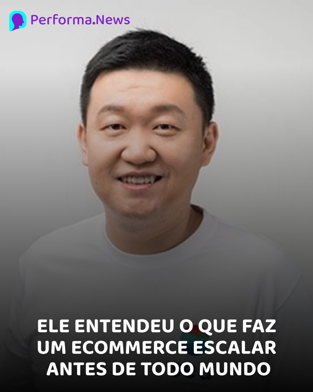 Retrato de Forrest Li com destaque para licoes de crescimento da Shopee
